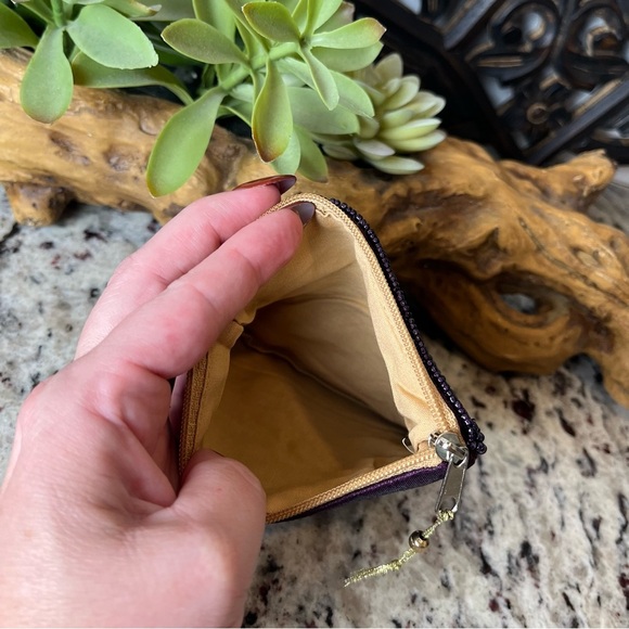 Purple Beaded Aquarius Pouch - Picture 4 of 5